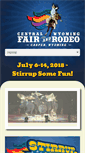 Mobile Screenshot of centralwyomingfair.com